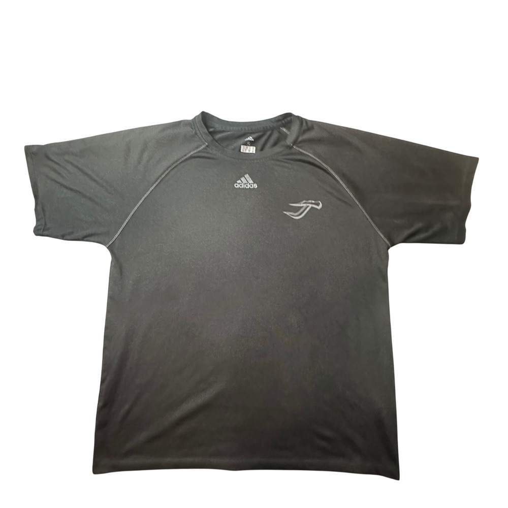 Adidas T-Shirt Mens Small Black Climalite Performance Raglan Activewear D26912
